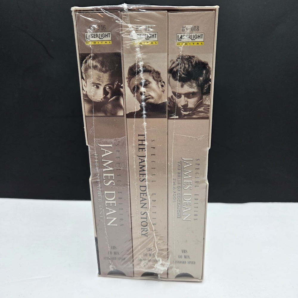 James Dean Collection Special Edition VHS Box Set 3-Tape Sealed New - Picture 4 of 4